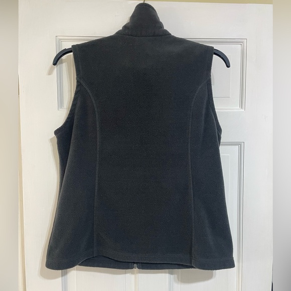 Columbia women’s Large full zip fleece vest South Carolina Palmetto Tree & Moon - Picture 2 of 4